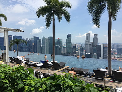 people relaxing on pool thumbnail