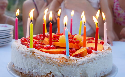 lighted candles cake thumbnail