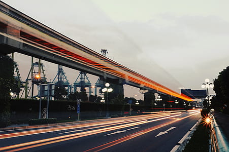 time lapse photography of cars thumbnail