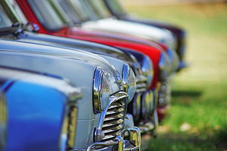 tilt shift photography assorted car thumbnail