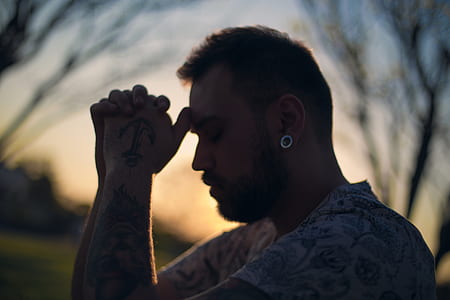 light, sunset, man, person thumbnail