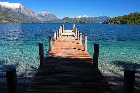 brown wooden pier on body of water thumbnail