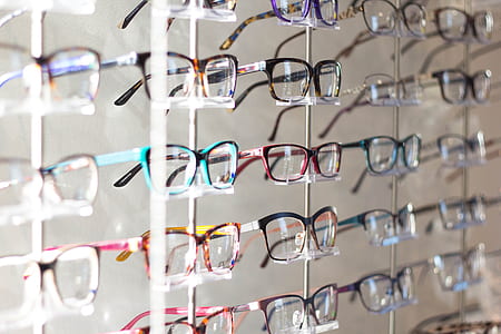 assorted-color framed eyeglasses thumbnail