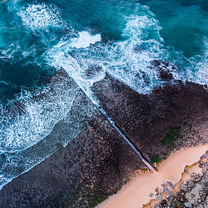 bird's eye photo of body of water thumbnail