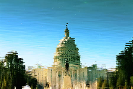 dawn, landscape, sky, water thumbnail
