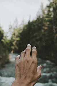 person's left hand thumbnail