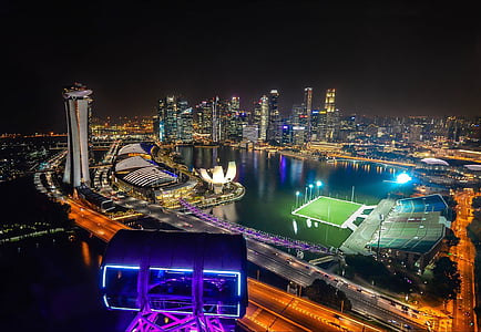 photo of cityscape at night thumbnail