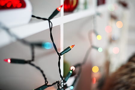selective focus photography of string lights thumbnail