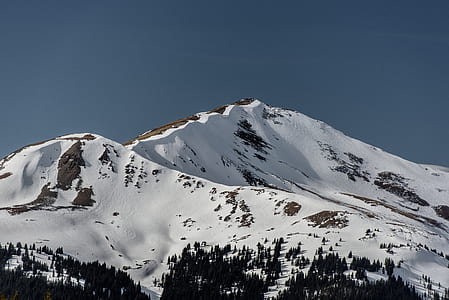 landscape photography of mountain cover with snow thumbnail