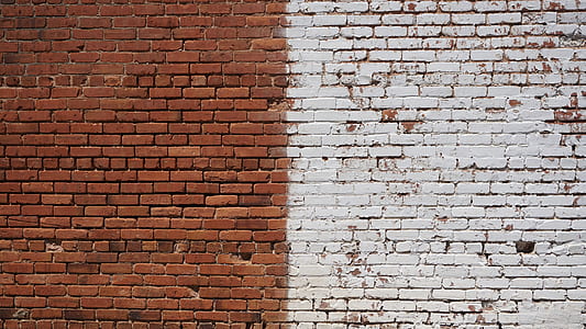 brown and white brick walls thumbnail