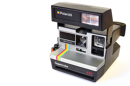 black and gray Polaroid Supercolor 635 camera thumbnail