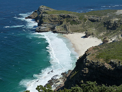 aerial photography of cliff beside sea during daytime thumbnail