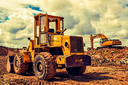 yellow tractor photography thumbnail