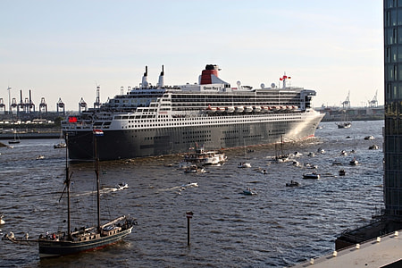 white and black cruise ship on body of water thumbnail