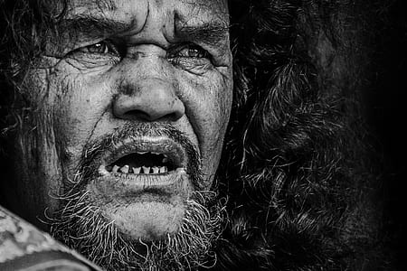 grayscale photo of man thumbnail
