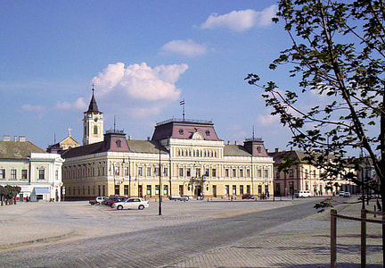 Town Hall Building in Baja, Hungary thumbnail