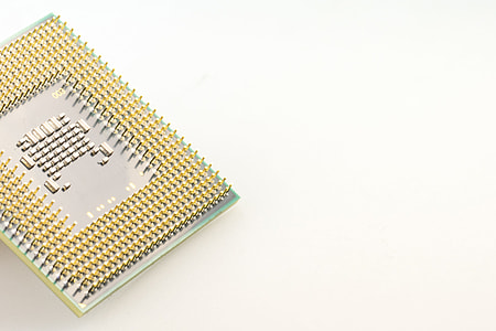 computer microprocessor turned upside down thumbnail