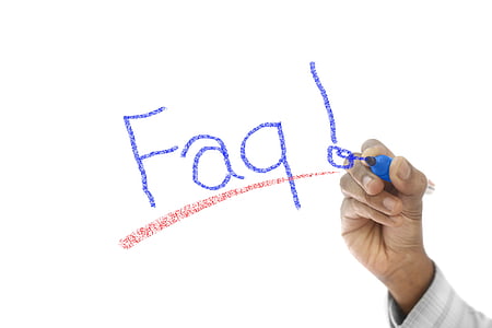 person writing Faq! text thumbnail