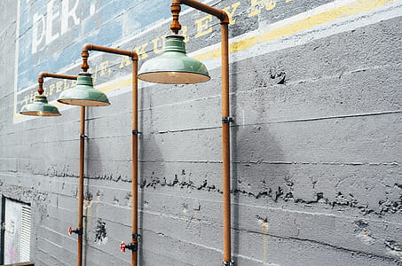 three pipe floor lamps thumbnail