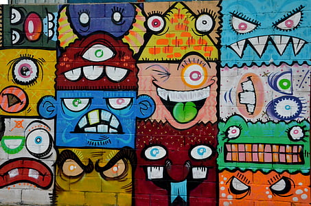 photography multicolored monster painting thumbnail