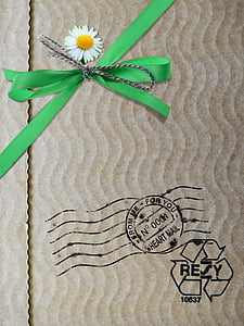 brown envelope with green ribbon thumbnail