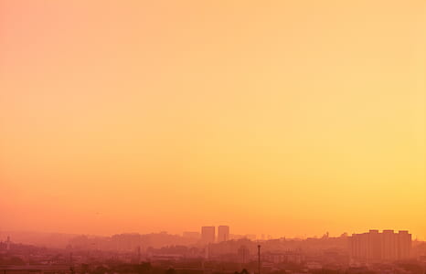 panorama photo of city during golden hour thumbnail