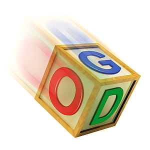 God Wooden Block Showing Faith Belief And Prayer thumbnail