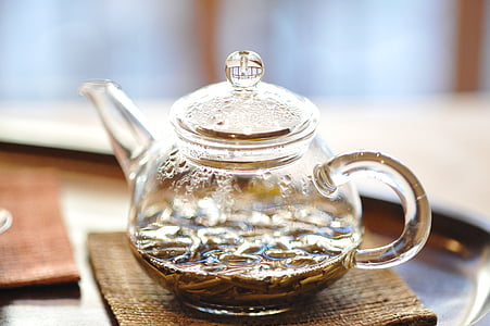 clear glass kettle on surface thumbnail