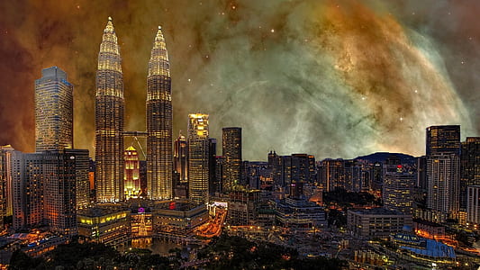 top view of city buildings thumbnail