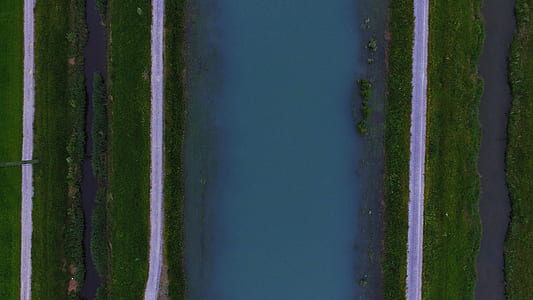 aerial photography of river during daytime thumbnail