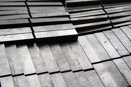 pile of gray iron bar thumbnail
