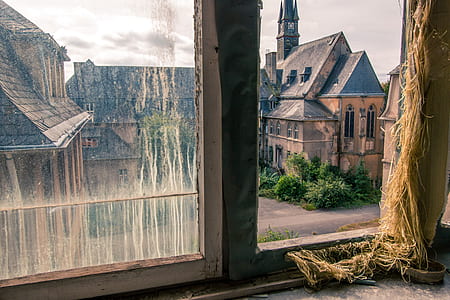 white wooden window opened thumbnail