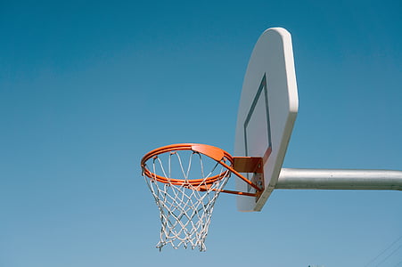 orange and white basketball hoop thumbnail