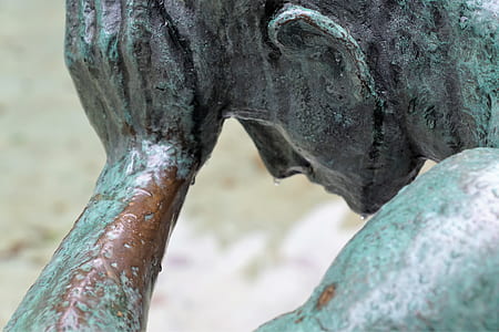 man, thinking, thoughts, sculpture, summer, face thumbnail