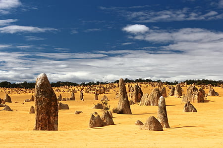 rock formations in the desert during daytime thumbnail