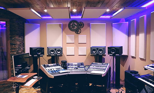 silver and black recording studio thumbnail