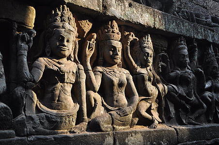 Buddha emboss wall decor thumbnail