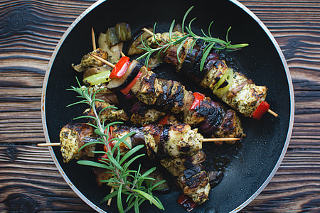 Chicken Skewers in a Pan thumbnail