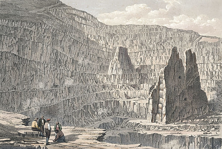 Penrhyn State Quarries in 1852 thumbnail