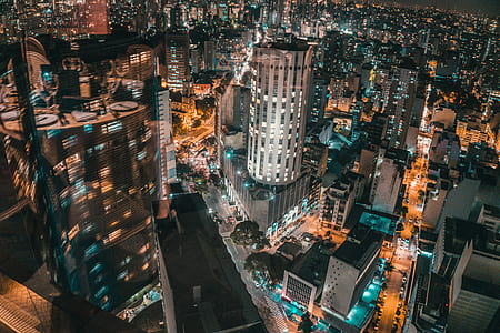 city, landmark, lights, night thumbnail