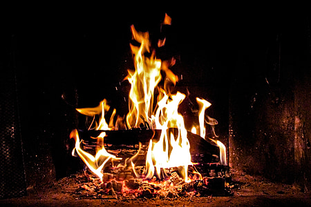 lighted fireplace thumbnail