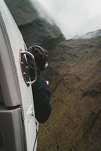 person near mountain thumbnail