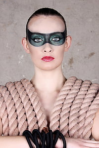 woman with black and gray mask makeup thumbnail