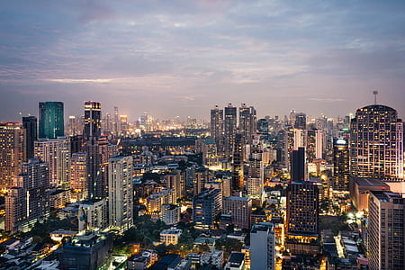 aerial photo of city thumbnail