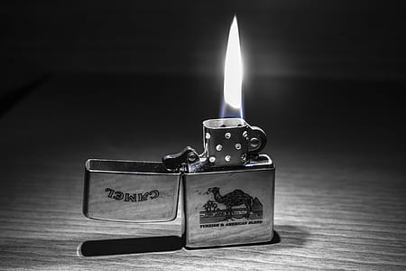 light, black-and-white, hot, burning thumbnail