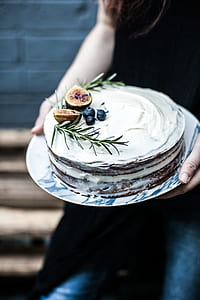 person holding plate of cake thumbnail