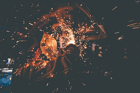 night, dark, lights, sparks thumbnail