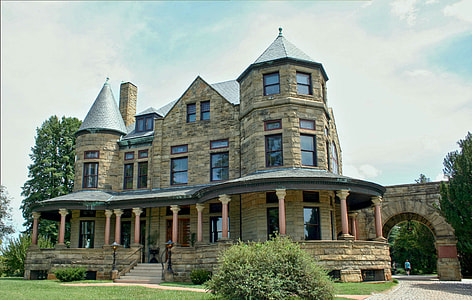 brown castle with green bush plant thumbnail