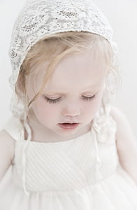 girl's white dress thumbnail