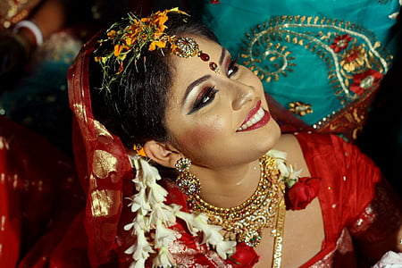 smiling woman wearing dress and accessories thumbnail